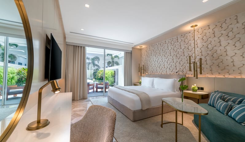 FIVE Palm Jumeirah Dubai-Four Bedroom Duplex Penthouse Suite Bedroom_18703